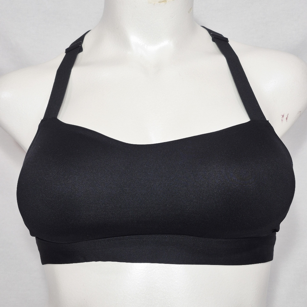 LARGE Victoria's Secret PINK ACTIVE Wire Free Sports Bra‎ Black